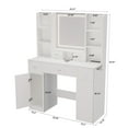 thumbnail image 4 of Dressing Table with Dressing Pad for Bedroom, Dressing Room, 4 of 5