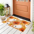 thumbnail image 2 of LZCKDPX Halloween Natural Coir Doormat Cute Ghost Welcome Floor Mat Non-Slip Entrance Door Rugs for Indoor Outdoor Bathroom Porch Decor, 16.5 x 29 Inch,Halloween Pattern,19.68in x 31.4in,1, 2 of 7