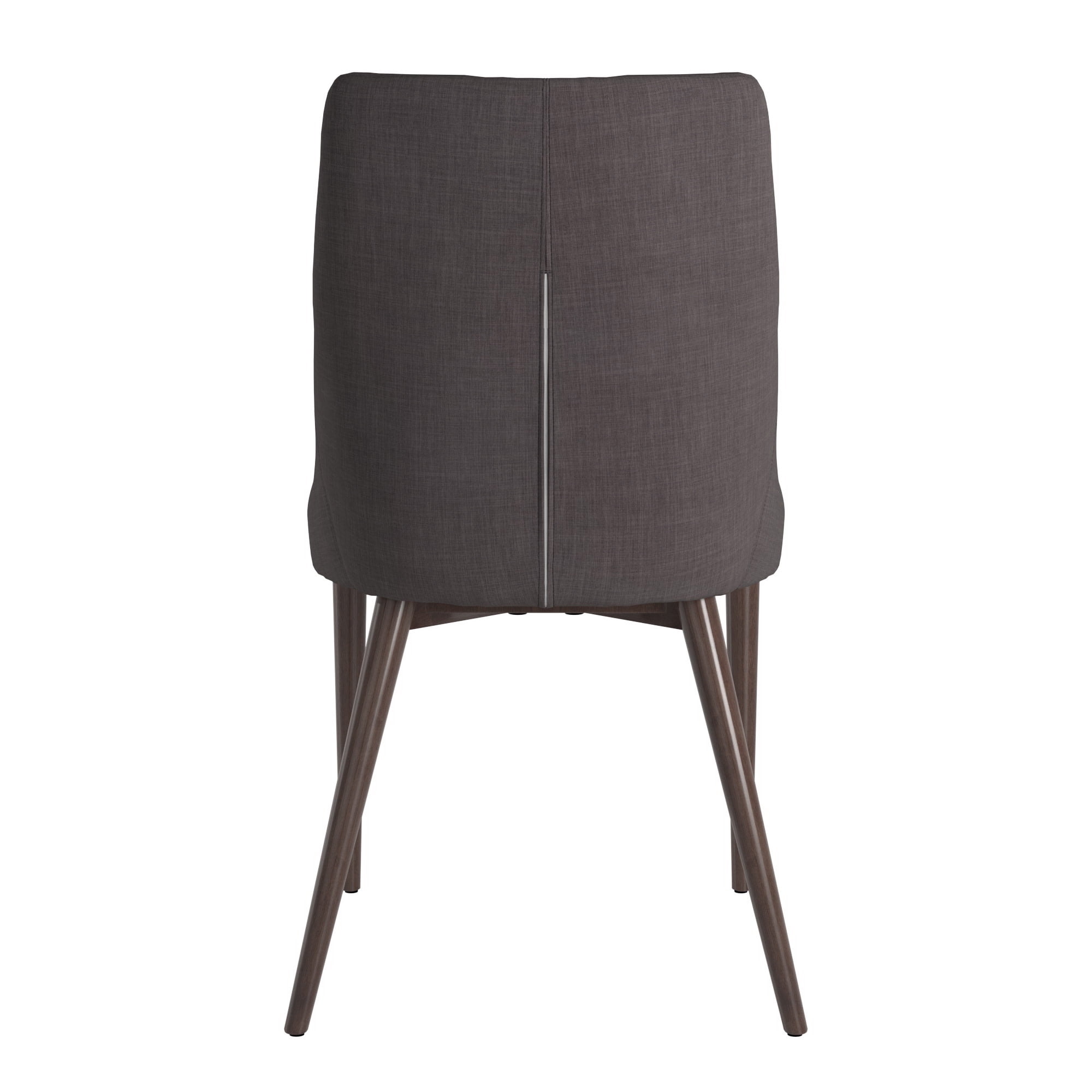 Weston Home Baxter Mid-Century Modern Dining Chair, Dark Gray (Set of 2)