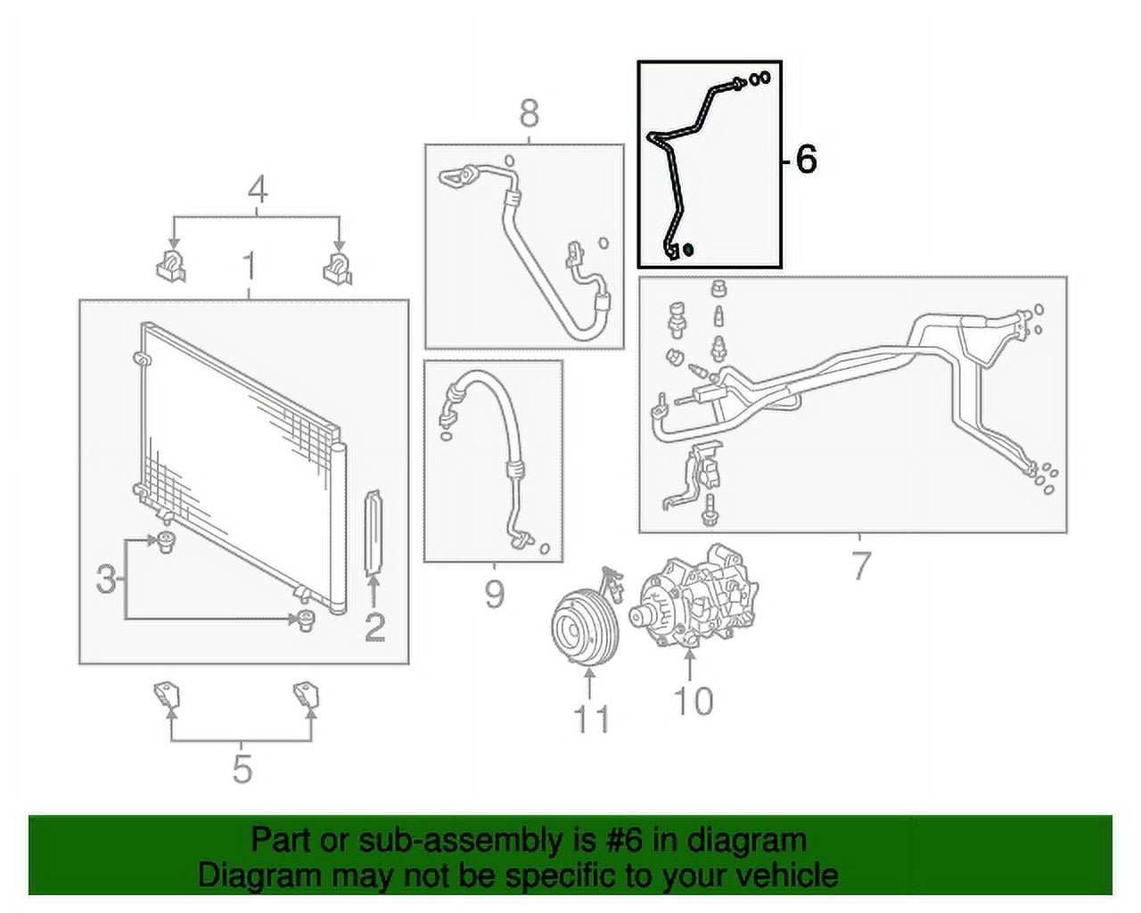 Genuine OE Toyota Liquid Line 88716-08330