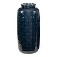 thumbnail image 4 of Vase with Sand Dollar Engraving Set of 2 Navy Blue - Saltoro Sherpi, 4 of 5