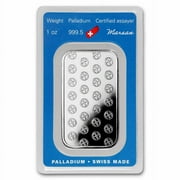 1 oz Palladium Bar - Argor-Heraeus