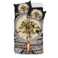 thumbnail image 2 of Viking Bedding Set Wolf and Vikings Tattoo 3D RLT12, 2 of 6