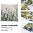 thumbnail image 6 of Blue Wildflower Pillow Covers 20 X 20 Inch Set of 2, Floral Farmhouse Outdoor Decorative Throw Pillow Covers Plant Outdoor Pillows for Couch Home Sofa Living Room, 6 of 6