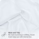 thumbnail image 5 of Bare Home Juego de Funda Nórdica TENCEL™ - Lyocell Derivado Del Eucalipto - Twin/Twin XL, Blanco, 5 of 7