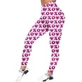 thumbnail image 4 of Tosmy Leggings For Women Valentine's Day Womens Print Tights Leggings Control Yoga Sport Leggings High Waist Leggings Soft, 4 of 5
