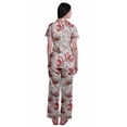 thumbnail image 4 of Moomaya Ensemble de Pyjama en Coton Imprimé à Col Cranté, Boutonné, pour Femmes, Tenue de Nuit, 4 of 6