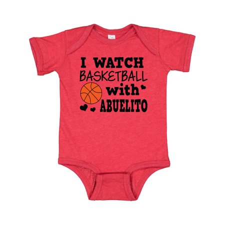 

Inktastic I Watch Basketball with Abuelito Gift Baby Boy Bodysuit