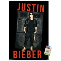 Justin Bieber - Speakers Wall Poster with Push Pins, 22.375" x 34"
