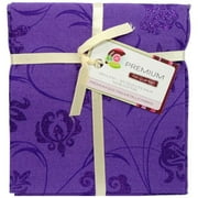 Creative Cuts Premium 18" x 21" Fat Quarter Metallic Purple Fabric, 1 Each