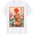 thumbnail image 1 of Capybara Anime Graphic Ramen Kawaii - Camiseta japonesa vintage, 1 of 2