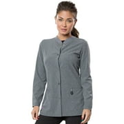 Lynx Women's Snap Front VersaTec™ Warm-Up Solid Scrub Jacket
