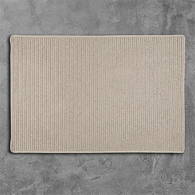 Colonial Mills Rug LS14R024X108S 2 x 9 ft. Sunbrella Solid Braided Rug Ash