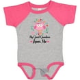 thumbnail image 3 of Inktastic My Great Grandma Loves Me Owl Girls Baby Bodysuit, 3 of 5