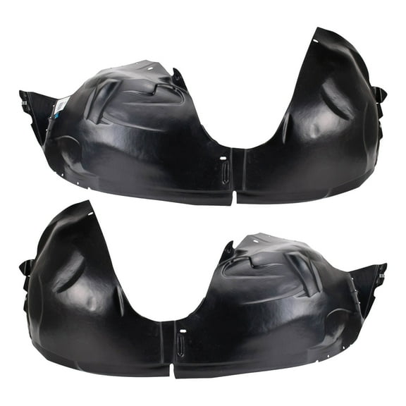 TRQ Front Inner Fender Liner Set Fits Select 2010-2012 Lincoln MKT FO1248151 FO1249151