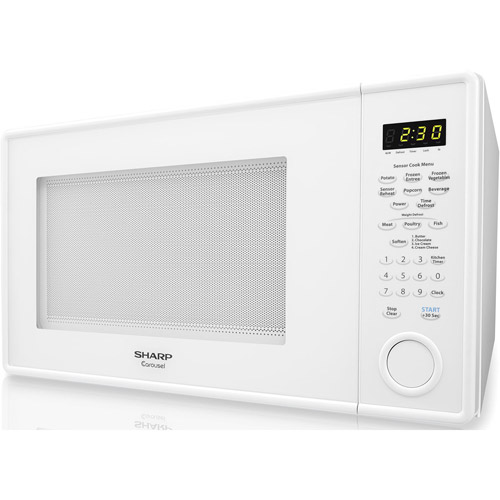 Sharp R459YW Carousel Countertop Microwave Oven 1.3 cu. ft. 1000W White