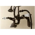 thumbnail image 4 of Kingston Brass Wall-Mount Clawfoot Tub Faucets With Polished Chrome AE54T1, 4 of 7