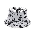 thumbnail image 1 of 1 sombrero de pescador con estampado de vaca para exteriores, para mujer y niña., 1 of 6