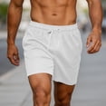 thumbnail image 6 of jjayotai Shorts for Men Drawstring Elastic Waist Shorts Athletic Gym Workout Casual Shorts for Running Pajama Lounge, 6 of 6