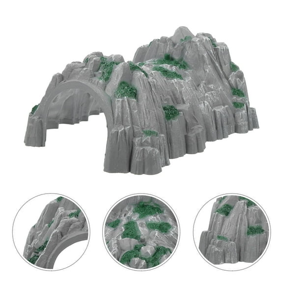 OUNONA Simulation Tunnel Model Playing Cave Model Railway Train Tunnel Diy Tunnel Model