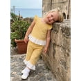 thumbnail image 3 of Loicainy Toddler Baby Girls Summer Outfits 6 12 18 24 Months 2T 3T Flying Sleeve Crew Neck Plaid Print Vest Tops and Elastic Waist Pants Clothes Set, 3 of 9