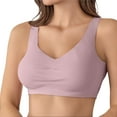 thumbnail image 6 of Uqiangy 3-Pack Seamless Sports Bra Lace Bras for Women Bras for Women No Underwire Sports Bras for Women Senior Bras for Women Breathable Anti Sagging Breast Bras Lace Sports Bras for Women Pink M, 6 of 9