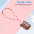thumbnail image 3 of SEWACC Interesting Thumb Instrument Brown Portable Music Tool for Professionals 1 PCS, 3 of 8
