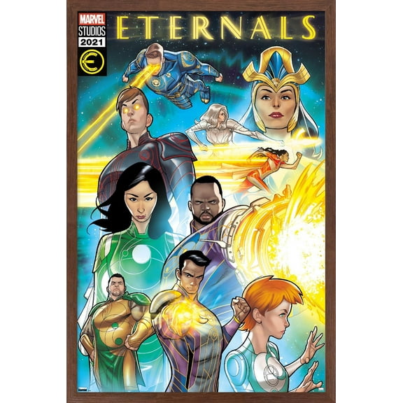 Marvel Eternals - Space Comic Wall Poster, 22.375" x 34" Framed