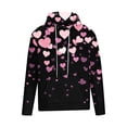 thumbnail image 4 of HTNBO Mens Graphic Hoodies for Valentine's Day Plus Size Drawstring Oversized Pullover Sweatshirts with Hood and Pockets, 4 of 4
