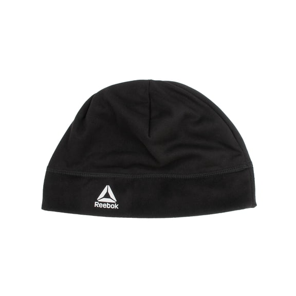 REEBOK Women's Microfleece Beanie, Black, One Size Fits Most
