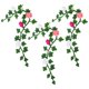 thumbnail image 1 of 3Pcs Mini Flowers Vine Miniature Floral Vine Model Artificial Vine Model Mini House Supply, 1 of 2