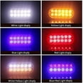 thumbnail image 2 of LINLIN Strobe Side Marker Lights, 4PCS 12LED Car Marker Lights Car Side Indicators Lights 12V 24V Front Rear Side Light Position Lamps for Truck Trailer, 2 of 8