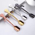 thumbnail image 4 of Queilt Tea Spoons Black Spoons 1 set Home for Shape Stainless Steel Spoons Soup Tea Serving Skull Coffee Restaurant Tableware Creative Food Stainless Steel Spoon Stainless Steel Spoon Black Spoons, 4 of 5