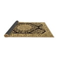 thumbnail image 2 of Ahgly Company Indoor Square Medallion Brown Traditional Area Rugs, 4' Square, 2 of 4
