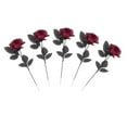 thumbnail image 1 of Flores artificiales Halloween Un ramo de Decoración decorativa para el hogar Decoración para fiestas Ramo de rosas artificiales para SM SunniMix flores de imitación de halloween, 1 of 8