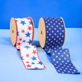 thumbnail image 5 of LaRibbons 2 1/2" Patriotic Stars Wired Ribbon Bundle - 2 Rolls/20 Yards Total, 5 of 5