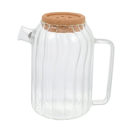 

Frcolor Pitcher Glass Water Carafe Jug Juice Cold Tea Beverage Pitchers Kettle Jar Hot Lid Ice Lemonade Spout Milk Bar Iced