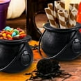 thumbnail image 3 of 24Pcs Mini Black Cauldron with Handle Halloween Mini Witch Cauldron Halloween Pot Candy Holder for Halloween,24 x Mini pot decoration,Black, 3 of 5