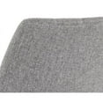 thumbnail image 7 of Sunpan Drew 18" Modern Fabric Dining Chair in Black-Light Gray, 7 of 7