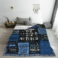 thumbnail image 2 of Retirement Gifts for Men 2024, Retirement Blanket Gifts for Men, Best Retirement Gifts Ideas, Coworker Leaving Gift Retired Throw Blankets 50"X60", 2 of 6