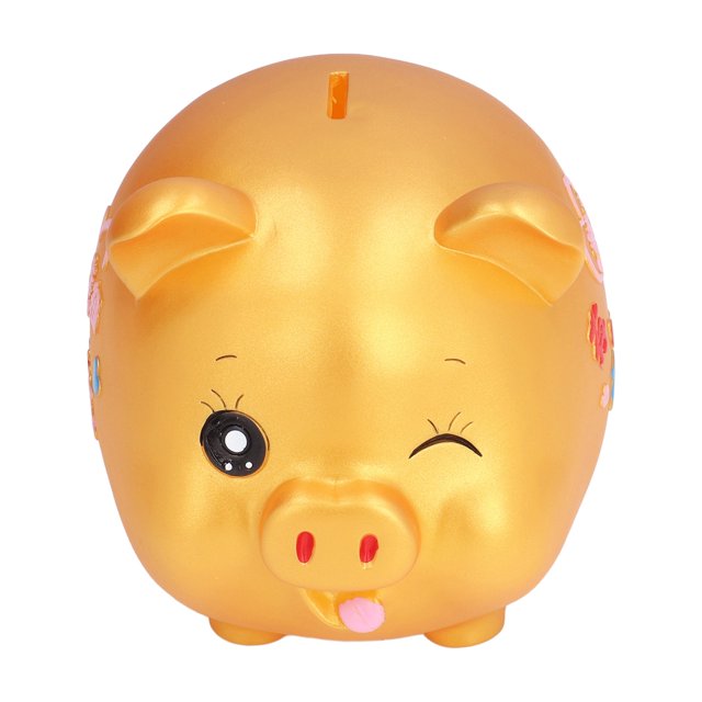 Caja De Ahorro De Dinero, Hucha De Plástico Suave Exquisita Para Oficina Para Dormitorio Para Regalo De Cumpleaños