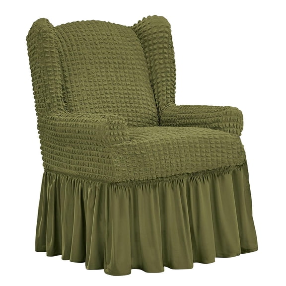 Textured Ruffled Slipcover