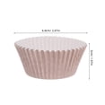 thumbnail image 2 of GOOHOCHY 100pcs Colored Paper Cupcake Liners Muffin Baking Cups Food Grade Oil Paper For Home Bakery Restaurant Use, 2 of 8