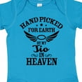 thumbnail image 4 of Inktastic Handpicked for Earth by My Tio in Heaven with Angel Wings Boys or Girls Baby Bodysuit, 4 of 5