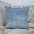 thumbnail image 4 of Pillow Covers 20x20 Set of 2, Vintage Blue Square Throw Pillow Covers for Couch/Sofa/Living Room, Modern Abstract Retro Art Decorative Soft Pillowcases for Couch Throw Pillows with Hidden Zipper, 4 of 7