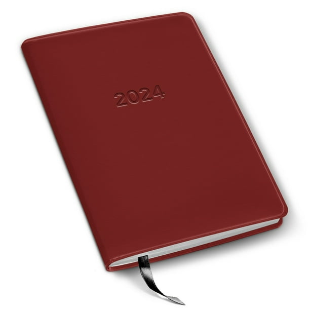 2024 Harbor Desk Weekly Planner Cambridge Red 8x5.5"