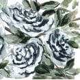 thumbnail image 2 of Chapman, Marcy 15x15 White Modern Wood Framed Museum Art Print Titled - Shadowed Blue Roses II, 2 of 4