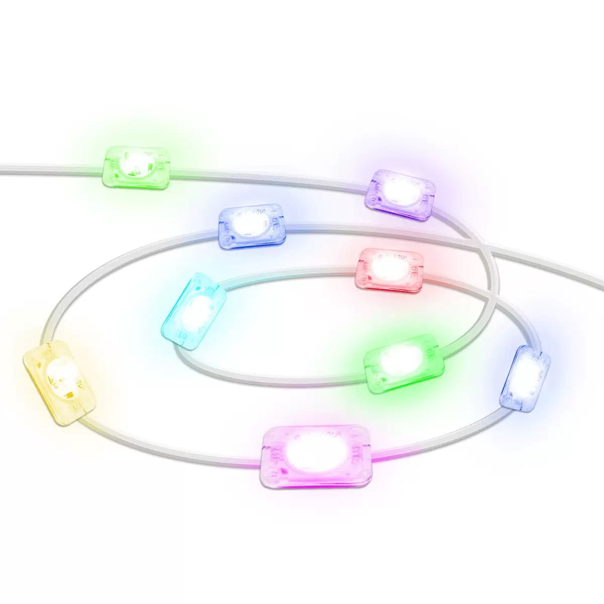 Permanent Outdoor Lights for House, 200ft RGB+IC Smart Outdoor Decor, 50 Scene Modes, App/Remote Control, IP68 Waterproof, for Christmas, Holiday, Daily & Pool Party Decor, House Roof Lighting