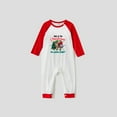 thumbnail image 5 of Family Matching Christmas Pajamas with Red Plaid Pants and Festive Christmas Design, Sizes NB to 6XL with Pet Outfit, 5 of 7