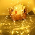 thumbnail image 2 of 10 Strand 200 LED String Light Outdoor Garden Copper Wire Lamp 8 Modes Decoration Wedding Lighting Ornament Battery Powered Solar Warm White, 2 of 9